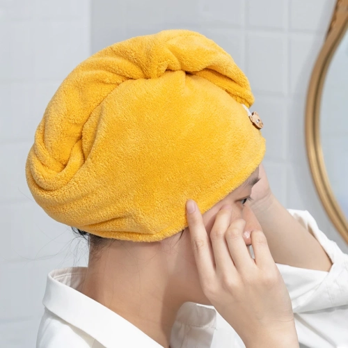 Premium Microfiber Hair Towel: Anti-Frizz Drying Wrap for Women & Men, Super Absorbent, Wrapped Bath Cap