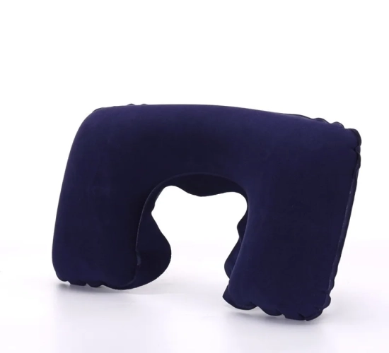 Versatile Inflatable Pillow for Outdoors: U-Shaped Travel Pillow with Car Head and Neck Rest Functionality, Air Cushion for Comfortable Travel Neck Support