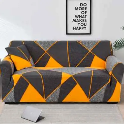 "Elastic Sofa Slipcovers: Modern Sofa Cover for Living Room, Sectional, Corner L-shape Chair Protector - Couch Cover Available in 1/2/3/4 Seater Options"