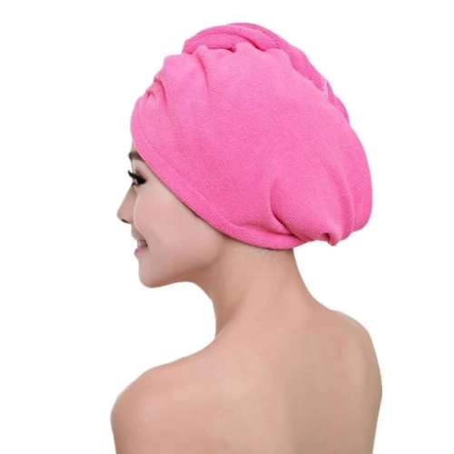 Quick-drying Microfiber Hair Cap Fast Drying Towel Wrap Hat, a Magic Hair Washing and Cleaning Turban Bath Tool for Women.