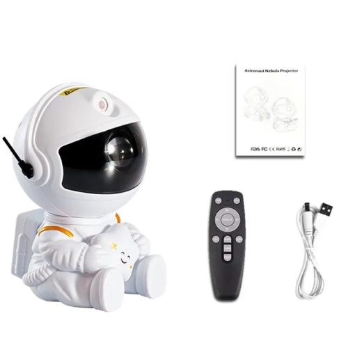 LED Night Light: Transform Your Bedroom with a Galaxy Star Projector and Astronaut-themed Lamp for Home Decor and Children's Gifts