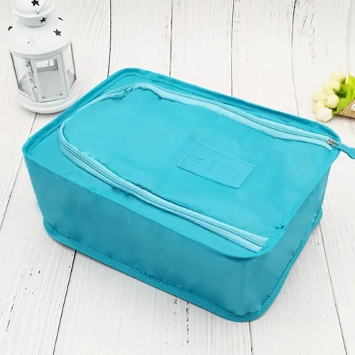 Multifunctional Organizer for Shoes and Clothing, Conveniently Made of Nylon for Portable Use. Ideal for Sorting and Keeping Your Items Tidy During Travel."