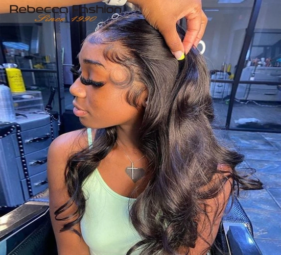 Gorgeous Body Wave Lace Front Wigs: Human Hair Lace Wigs in 16"-26" Lengths, Pre-Plucked with Transparent Lace for a Natural Look - Brazilian Body Wave Hair