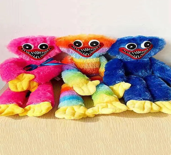 Bobby Horror Game Plush Toys - Play Time Red and Blue Stuffed Hugwug Dolls, Perfect Christmas Gifts for Kids