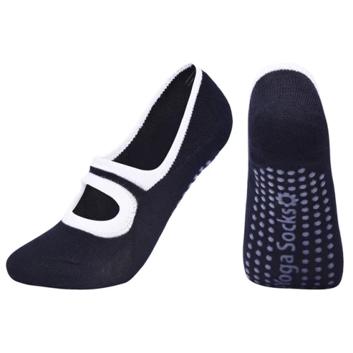 These Anti-Slip, Quick-Dry, Damping Pilates Ballet Socks provide a Good Grip during your fitness activities. Crafted from Cotton, these socks offer both comfort and functionality for your fitness sessions.