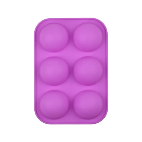 Semi-sphere silicone mold for 3D baking, ideal for chocolate, cupcakes, and cakes. A versatile DIY muffin kitchen tool
