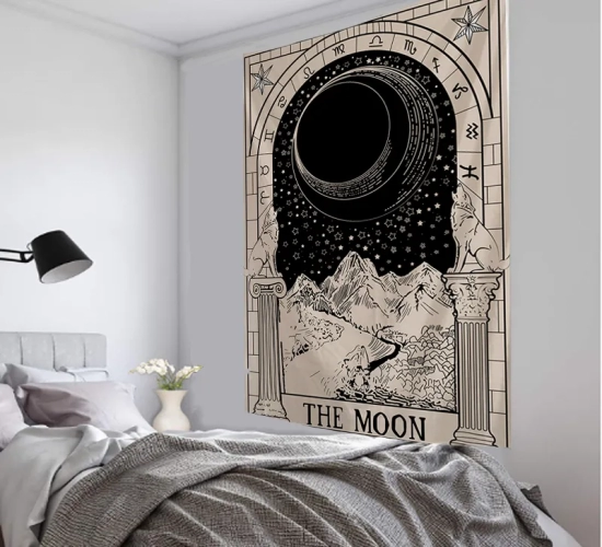 Astrology Tarot Card Tapestry: Divination Wall Hanging, Bedspread, and Beach Mat