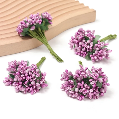 Stamens Artificial Flowers: Ideal for Wedding, Party Decoration, DIY Projects, Scrapbooking, Garlands, Crafts, and Gift-Making - Available in Sets of 12, 36, 72, or 144Pcs