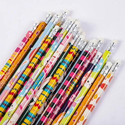 24Pcs Christmas Halloween Easter Party Gift HB Pencils - Ideal for Kids' Birthday Party Favors, School Stationery, and Reward Pinata Fillers.
