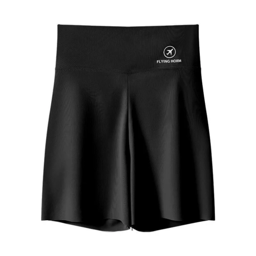 Summer Sports Yoga Shorts for Women featuring Letter Embroidery. These Biker Shorts boast a High Waist design for a casual streetwear look, combined with elastic comfort for everyday wear.