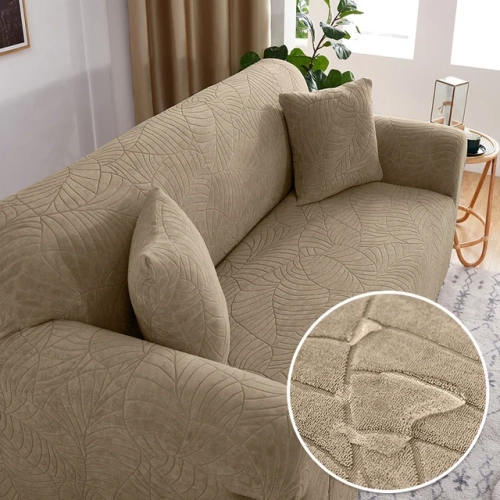 Thick Jacquard Waterproof Sofa Cover designed for the Living Room. Available in 1/2/3/4 Seater options, including an L-Shaped Corner Sofa Cover.