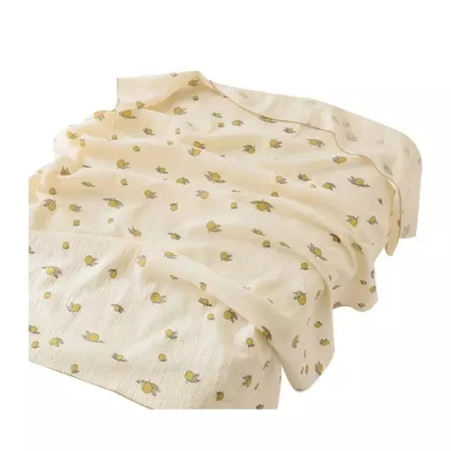 Soft and Breathable Cotton Muslin Swaddle Blanket for Infant Baby Boys and Girls - Comfy Baby Receiving Blanke