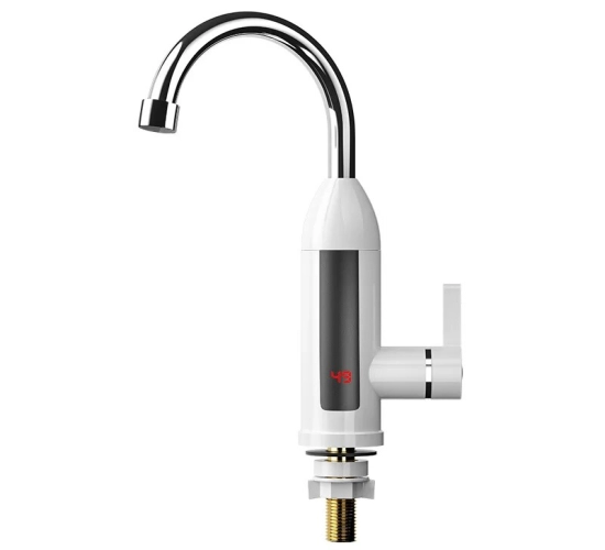 Instant hot water faucet heater with 3000W power and 220V voltage, made of stainless steel, suitable for electric kitchen use