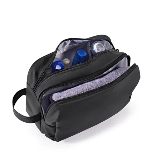 Large Capacity Men's Toiletry Bag, Essential for Travel. This Waterproof Makeup Bag is a Necessaire for Men and Women, Providing Convenient Travel Organization."