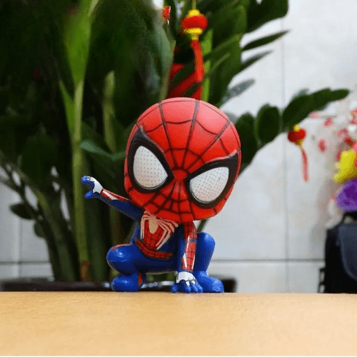 Handmade Marvel Spider-Man Enamel Doll - Perfect for Car Decoration, Cake Decoration, Doll Figure Toy, and an Ideal Birthday Gift.