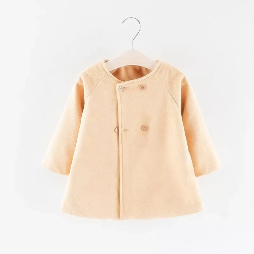 Double-Breasted Girls Woolen Coats, Ideal for Autumn and Winter. Trench Jacket Coat for Children Aged 2-6 Years, a Perfect Outerwear Birthday Present for Kids."