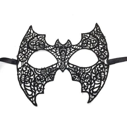 Sexy lady's hollow lace masquerade face mask for cosplay. Ideal for prom, parties, Halloween, nightclubs, and fancy dress costumes.