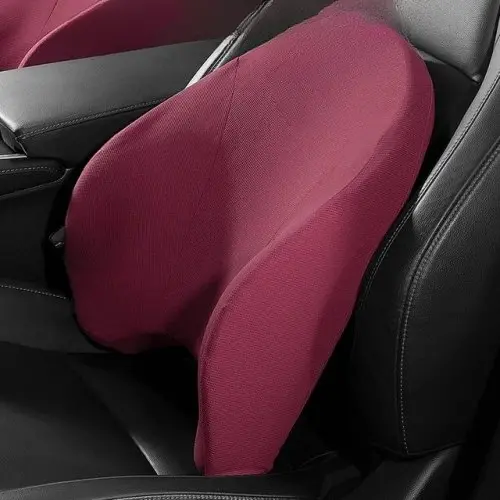 Universal Car Lumbar Support and Memory Foam Headrest Neck Pillow Set for Ultimate Comfort