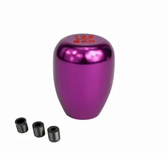 Universal Racing Aluminum Alloy Gear Shift Knob - Automatic 5 Speed, with 7 Colors. Suitable for Manual Transmission Gear Levels in Cars.