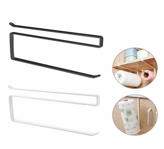Bathroom Storage and Toilet Rack with Tissue Towel Rack Hanging Shelf – Ideal Kitchen Organizer for Home Convenience