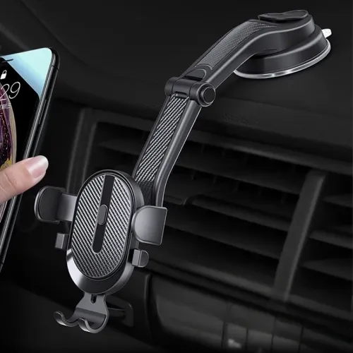 Gravity Car Phone Holder Stand - Universal Support for iPhone 14/13/12/11, Xiaomi, Samsung, and More