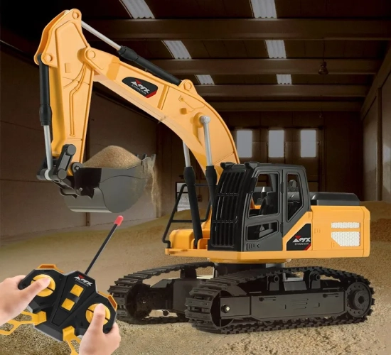 Remote Control Engineering Vehicle: Dumper Car Crawler Truck Excavator Toy - Perfect Christmas Gifts for Boys and Kids who love construction and remote-controlled toys.