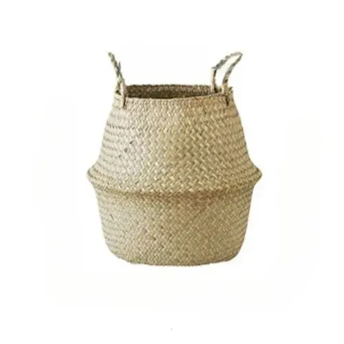 Wicker Storage Basket Perfect for Flowers, Laundry, Decor, Garden Planters, and Household Organization