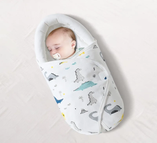 Ultra-Soft Baby Sleeping Bag: Cozy Cotton Cocoon Blanket for Infants - Perfect for Boys and Girls in the Nursery, Ideal for Swaddling