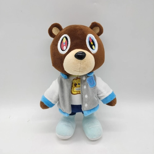 26CM Kanye Teddy Bear Plush Toy - Cartoon Animal Dolls, Stuffed Soft Toy Ideal for Christmas and Birthday Gifts for Children and Kids