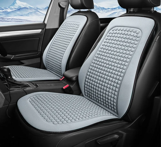 Summer-Ready Car Cushion with Ice Silk Seat Cover – Seasonal Universal Cooling Cushion for a Refreshing Driving Experience"