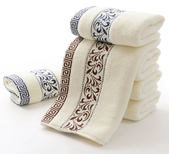 Fashionable Chinese Style Solid Color Embroidery Men's Washcloth - Ideal for Travel, Hotel, Gym, Yoga, and as a Portable Bathrobe. A Thoughtful and Stylish Lovers' Gift (Toalla means towel in Spanish).