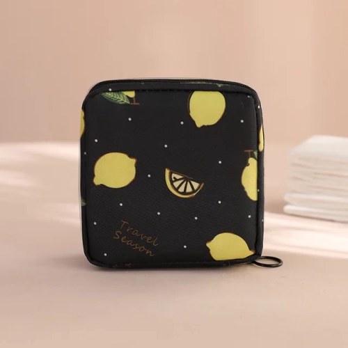 Portable Organizer Pouch: Cute Bag for Sanitary Napkin, Cosmetics, Lipstick, Travel Essentials, Earphones, and Coins.
