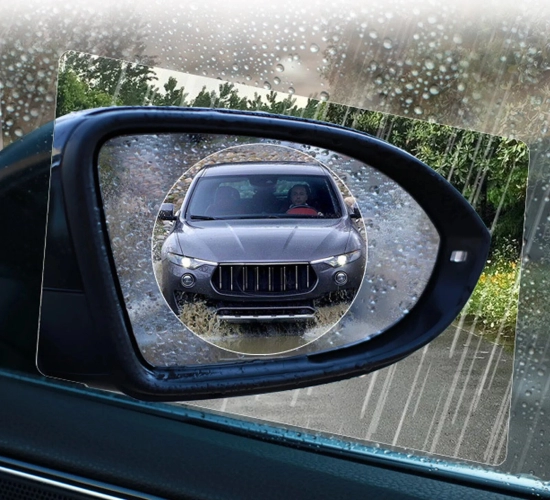 Rainproof Car Rearview Mirror Protective Film: Anti-Fog and Waterproof Sticker for Car Windows - Transparent and Effective
