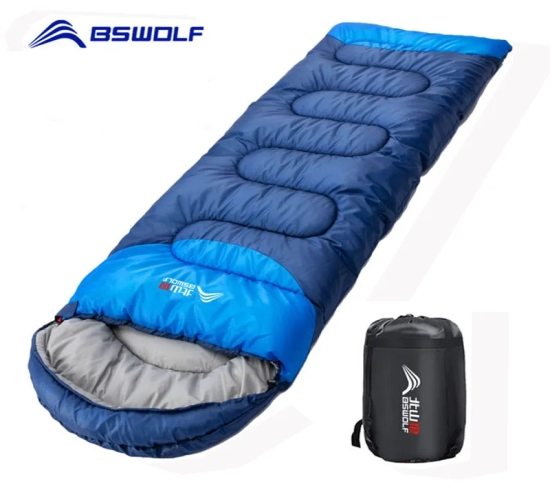 Ultralight Waterproof Camping Sleeping Bag: 4-Season Warmth in a Compact Envelope Design - Ideal for Outdoor Traveling and Hiking Adventures