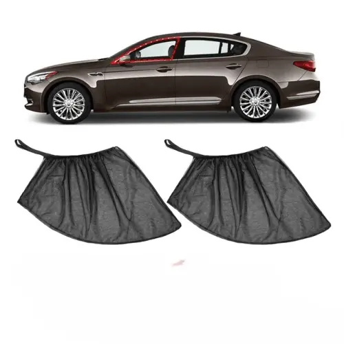 1 or 2 Pieces of Car Mesh Sunshade: Auto UV Protect Curtain, SUV Front Side Window Sunshade, Mosquito Net for Camping.