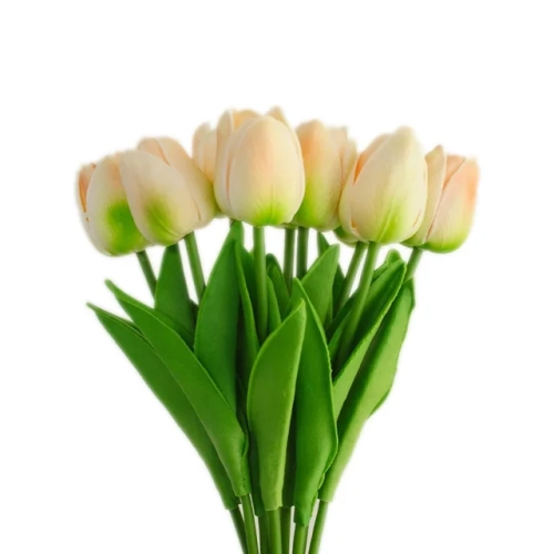 "Enhance Your Space with 3/5PCS Real Touch Tulip Artificial Flowers - Lifelike Bouquet Perfect for Wedding Decor, Home Decoration, and Valentine's Day Ambiance."