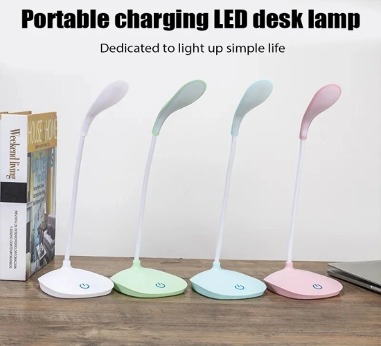 Portable Touch Dimming LED Desk Lamp Rechargeable Battery, Ideal for Office and Bedroom, Offers Eye Protection. Can be Used as Table Top Lanterns