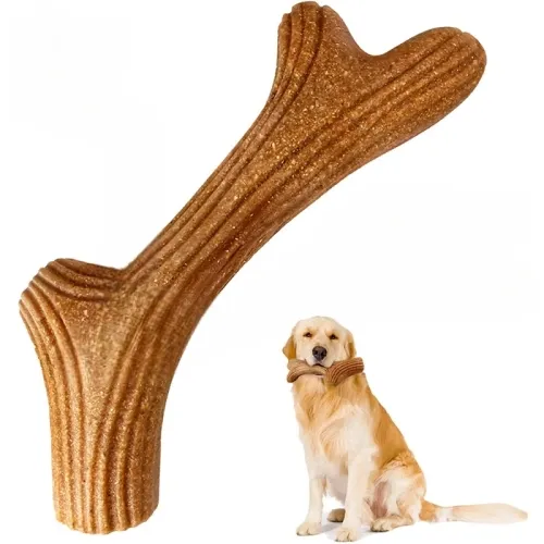 Spoil your large, tough-chewing dog with Real Wooden Deer Antlers – an indestructible chew toy and the perfect pet gift.