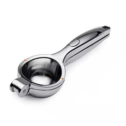 Hand-operated Citrus Juicer: Zinc Alloy and Steel Lemon Squeezer, Orange Juicer Machine with Handle Press for Extracting Fruit Juice - A Multifunctional Kitchen Tool.