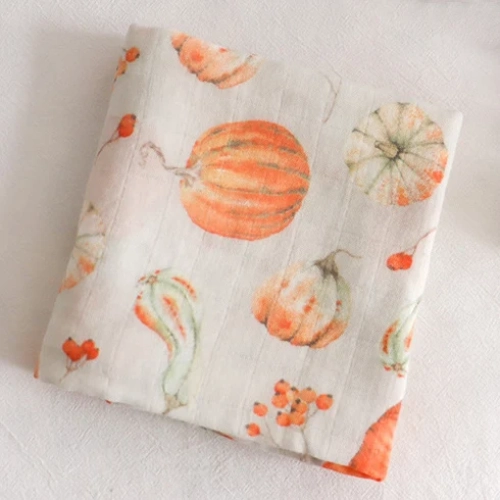 Soft Cotton Material, Ideal for Newborns, Muslin Swaddle Wrap, Suitable for Feeding, Burp Cloth, Towel, and Scarf. Compact size of 58x58cm makes it a versatile baby essential.