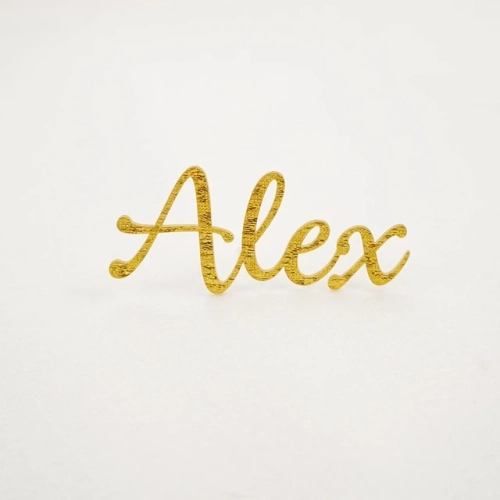 "Customized Laser-Cut Name Plates: 20 Unique Engraved Place Cards for Weddings, Birthdays, and Special Events"