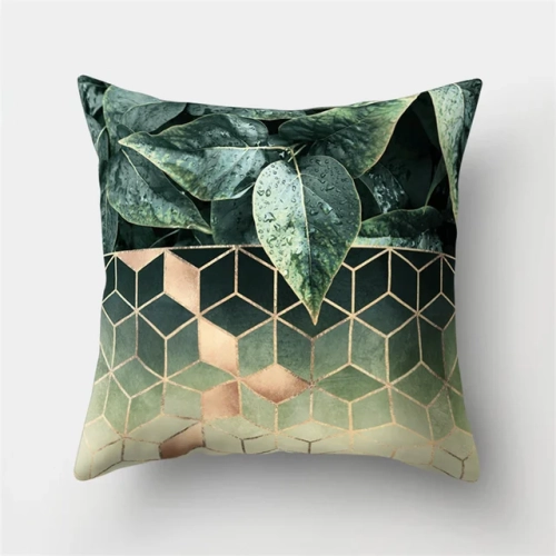 45x45cm Geometric Patchwork Pillowcase: Custom Irregular Polyester Cushion Cover for Sofa in Living Room, Pillow Case for Home Decoration