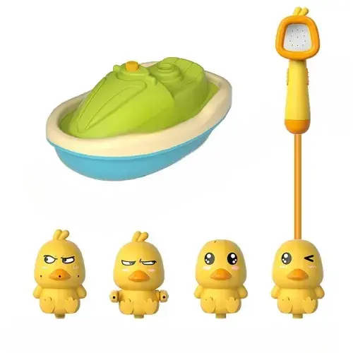 Electric Water Spray Duck Bath Toy Interactive Fun for Kids in Bathrooms. Perfect Gift for Boys and Girls during Bath Time.