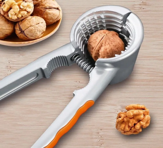 New for 2023: Almond, Walnut, Hazel, Filbert Nutcracker Clip Clamp Plier - Kitchen Nutcracker for Pecan, Hazelnut, and Other Nuts