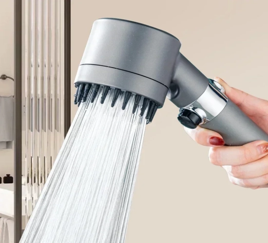 "Revitalize Your Shower Experience with our Innovative High-Pressure Portable Showerhead Featuring a Filter for a Spa-like Rainfall Flow – Perfect for Bathroom, Bath, and Home Use!"