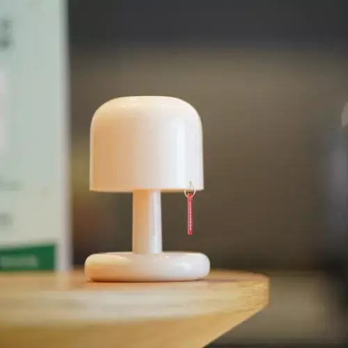 Mini Mushroom Night Light: USB Rechargeable LED Lamp