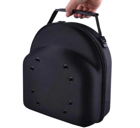 Unisex Baseball Hat Travel Bag: High-Quality EVA Carrying Case for Sport, Storage, and Display – Solid Color Carrier Box.