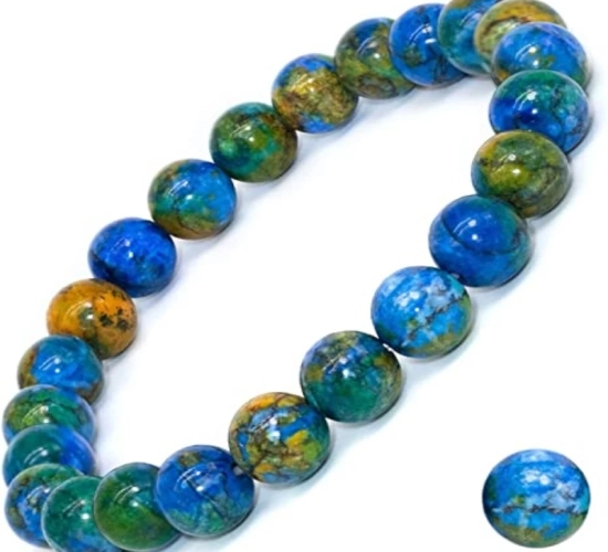 Azurite Healing Bracelet - Stylish gemstone accessory for Christmas gifts, weddings, and parties. Perfect for both men and women.