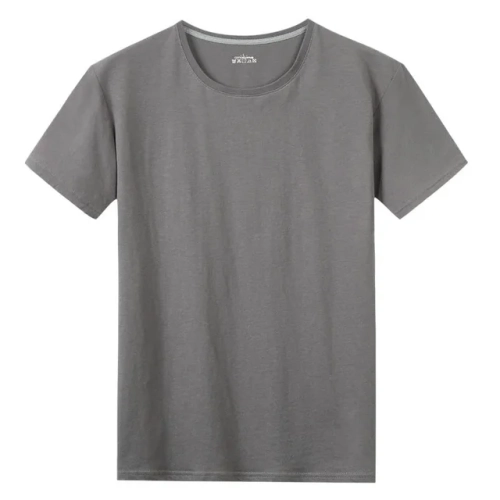 T-Shirts for Men and Women: 100% Cotton, Short Sleeve, Solid Colors, O-Neck, Plus Size (4XL)