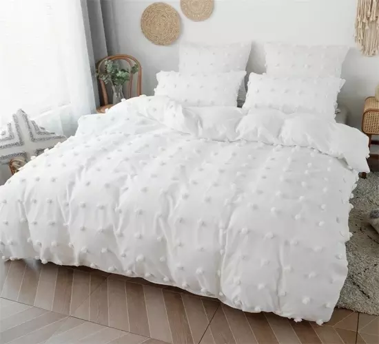 Elevate Your Bed with High-Quality Craftsmanship: Furball Double Bed Duvet Cover Set (220x240) for King and Queen Size Bedding, Including Comforter and Pillow Case